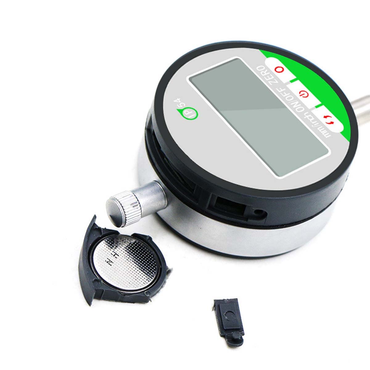 Medidor electrónico de desplazamiento (indicador digital métrico, 0-12,7 mm), indicador de precisión de esfera