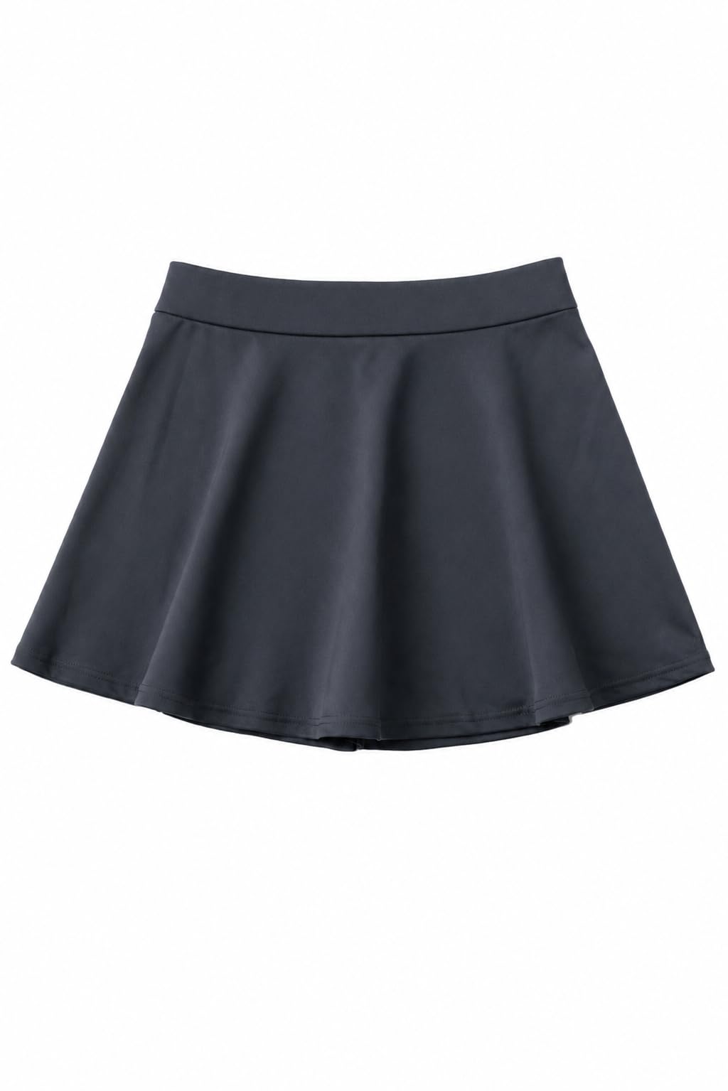High Waist Active Skirt with Inner Shorts for Girls & Teen Girls (10-18 Years) | Flared Mini Skort | Athleisure Casual Everyday Wear | The Marshmallow Icon-picture-18