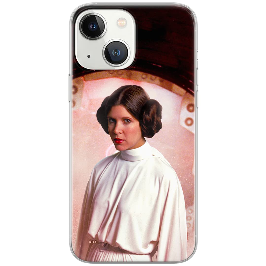 ERT GROUP mobile phone case for iPhone 13 original and officially licensed Star Wars pattern Leia 001 optimally adapted to the shape of the mobile phone, case made of TPU