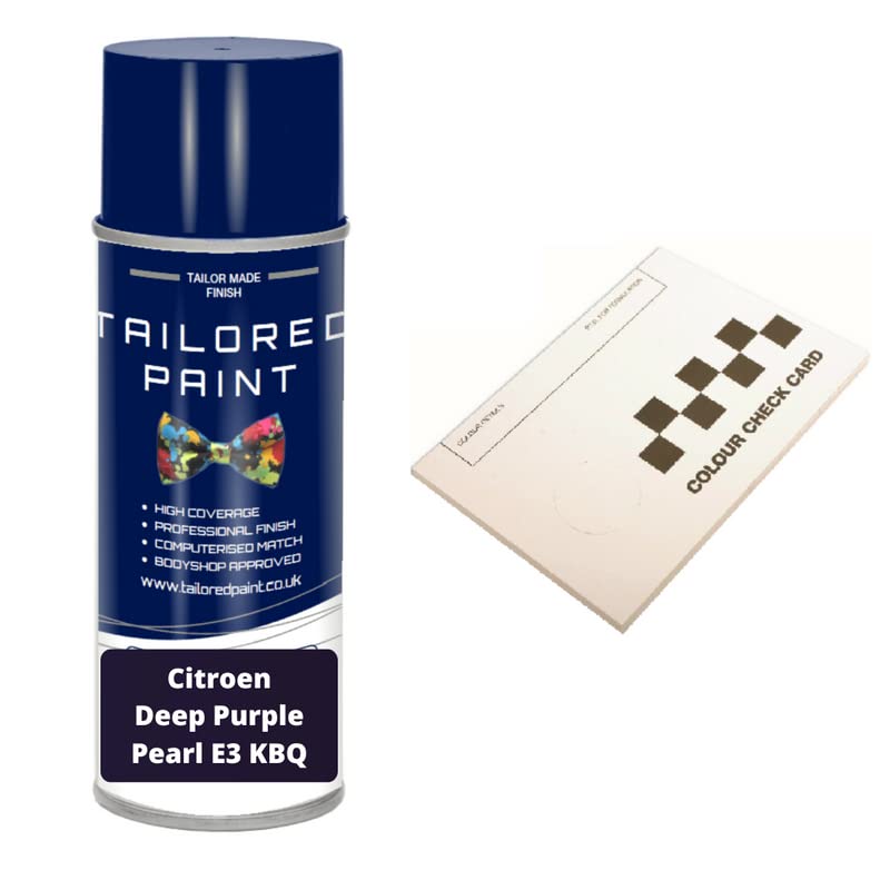 For Citroen 2000-Present Deep Purple Pearl E3 KBQ Aerosol Spray Paint Rattle Can (Aerosol Spray Paint)