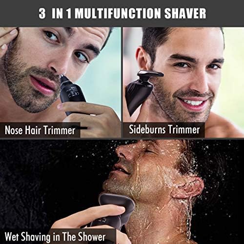 Electric Razor for Men — alternate angle