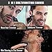 Electric Razor for Men,Rechargeable Electric Shavers for Men Face - Wet Dry Cordless Mens Rotary Shavers with Beard Hair Trimmer,Nose Trimmer - Portable Travel Shaver