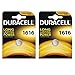 Produktbild Duracell Two, Cr1616 Lithium Knopfzelle, 3 V, in Blisterverpackung, 2 Stück