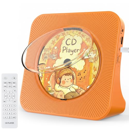 Gueray Portable CD Player with Bluetooth, Desktop CD Music Players