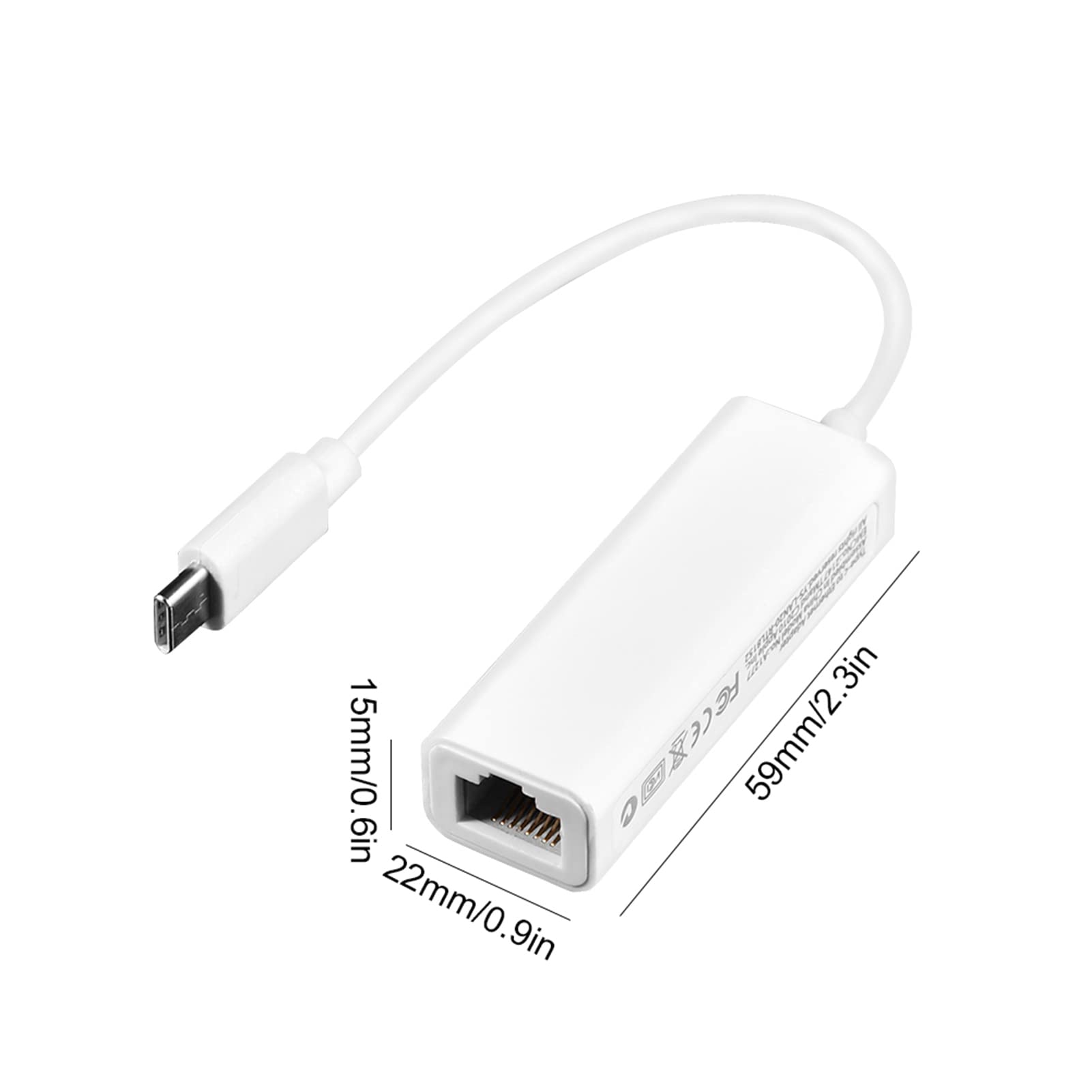 Jopwkuin Converter Adapter Copper Wire Easy to Carry Antiinterference Laptop