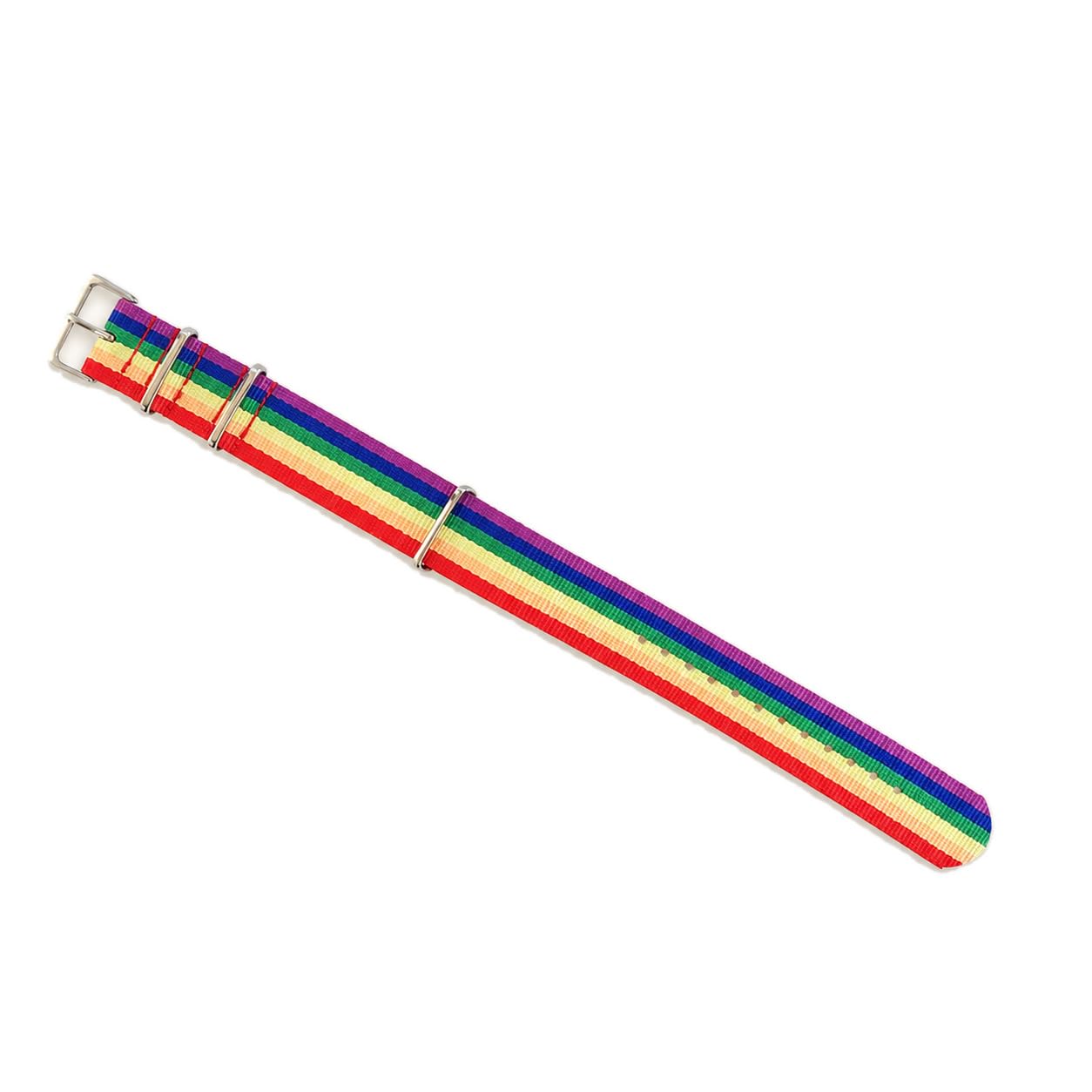 Rainbow Nylon Pride Strap for the TriKarma Band. Love yourself, Live your Pride.-image-19