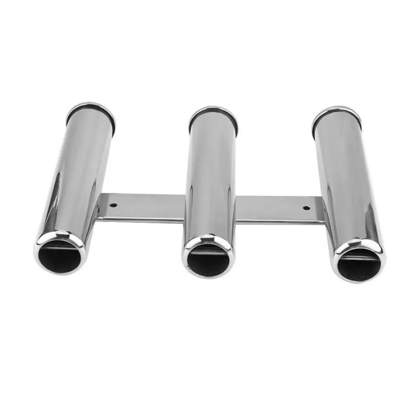 Uchwyt na wędkę, 3 uchwyt pręt rurowy Potrójny uchwyt wędki ze stali nierdzewnej Węgla styl do łodzi jacht uchwyt pręta Organizator Pole Tube Mount