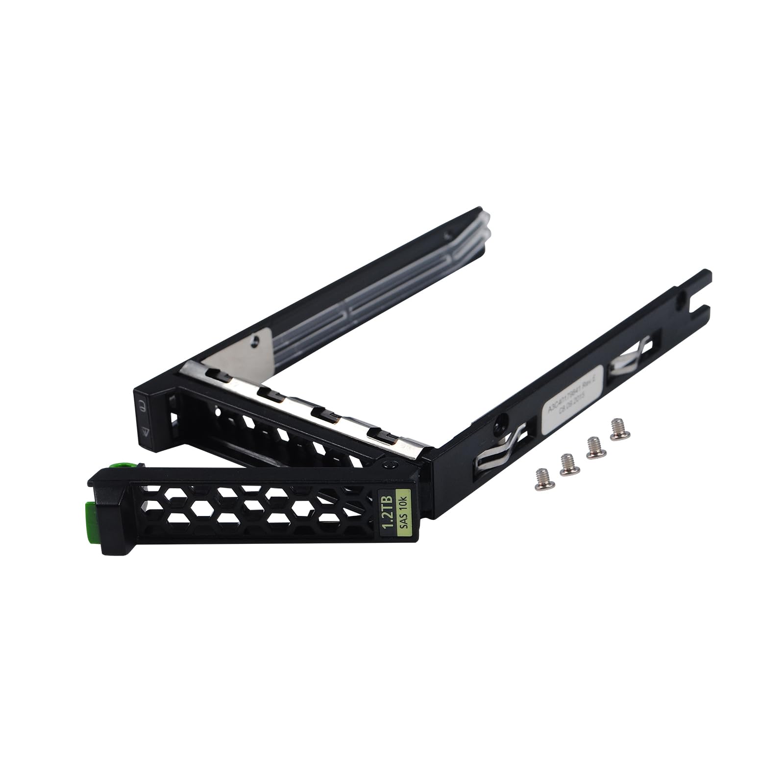 Jaula de disco duro de 2,5 pulgadas para Fujitsu Primergy RX2530/RX2540 M1-M5 Server, interfaz SATA/SAS, con tornillos (2,5 pulgadas, 1 unidad)
