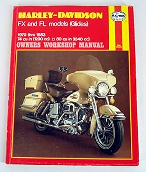 Paperback Harley-Davidson FX and FL Models 1970-83 Owner's Workshop Manual Book