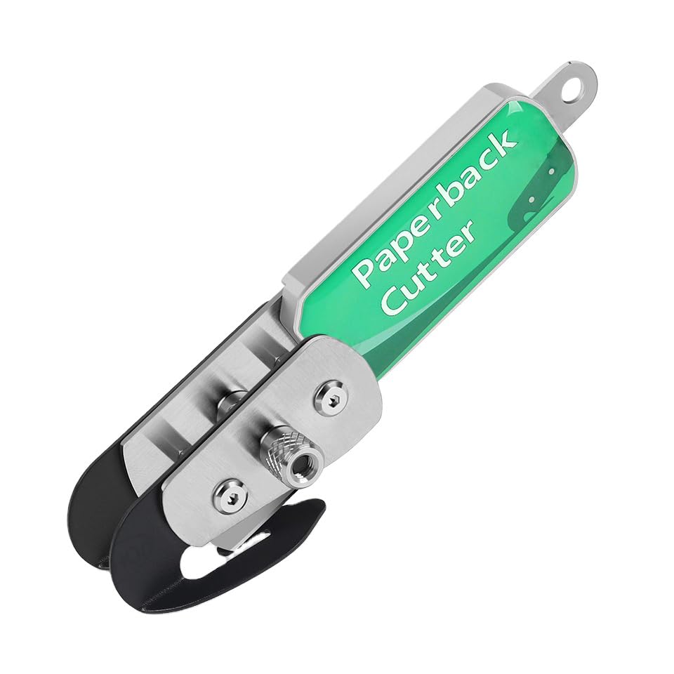 PAVLED Vinyl Backing Cutter Knife PTFE-Coating Twin Blade Pro Slitter for Vinyl Median Strip Cutting Twin Paperback Cutter