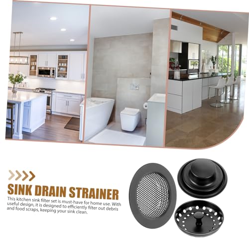 Colador para fregadero de cocina Holibanna negro miniatura 6