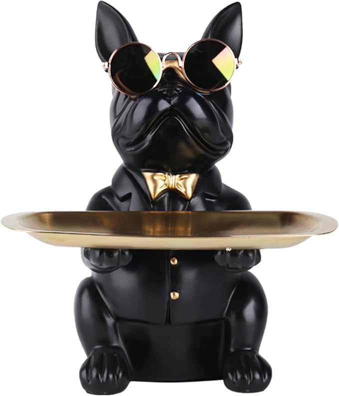 French Bulldog Statue Storage Tray