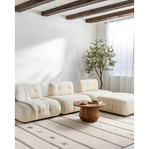 Becki Owens X Surya Rivi Moroccan Area Rug , 7'10" X 10', Light Grey #TOP4