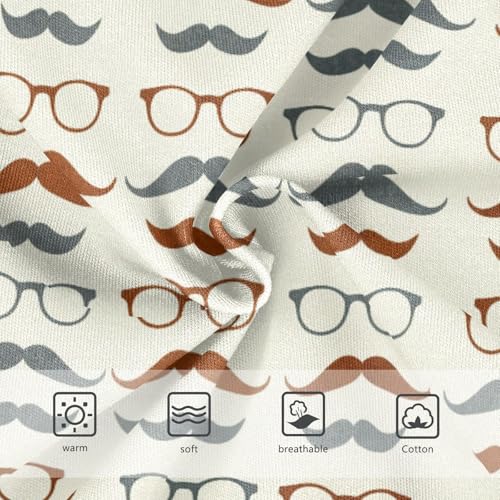 Girls' Underwear Glasses Mustache Yellow Toddle Brief Panties 23026913