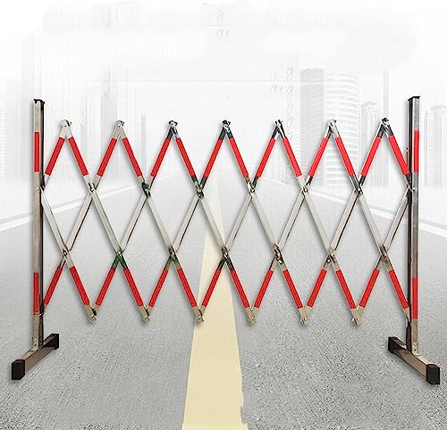 Barrière de circulation rétractable 4m portable à roulettes