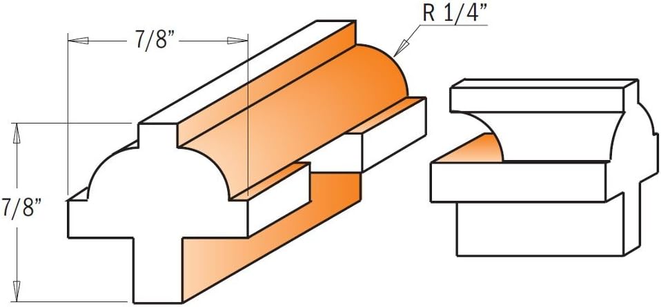 CMT Orange Tool 800.525.11 3-Piece Divided Light Door Set