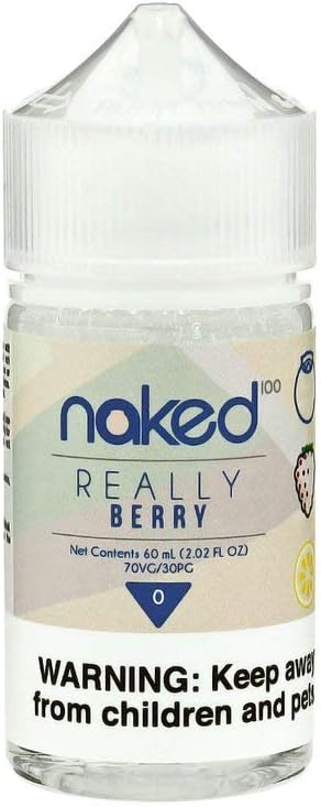 Naked 100 0MG 60ML- USA Premium E-Liquid E Juice (Very Berry/Really Berry)