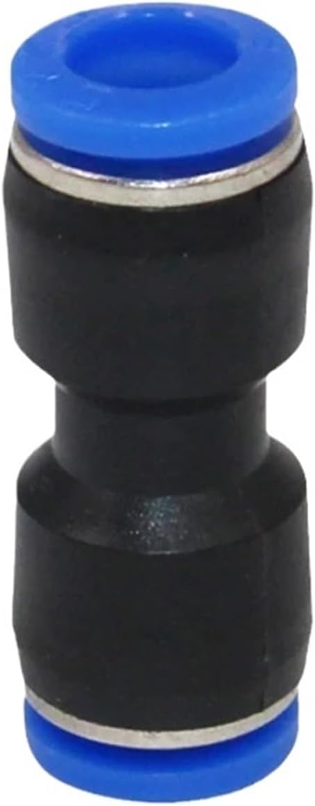 1pc Pneumatic Hose Fitting Quick Coupling Connectors For PU Tube PU4/6/8/10/12mm PE PY HVFF PZA PK Pipe Connector(PU,10MM)