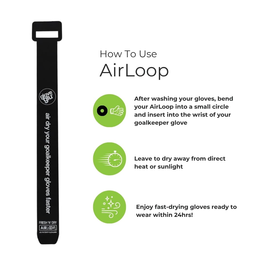 Gloveglu Fresh 'n' Dry Airloop Outil de séchage pour gants de gardien de but
