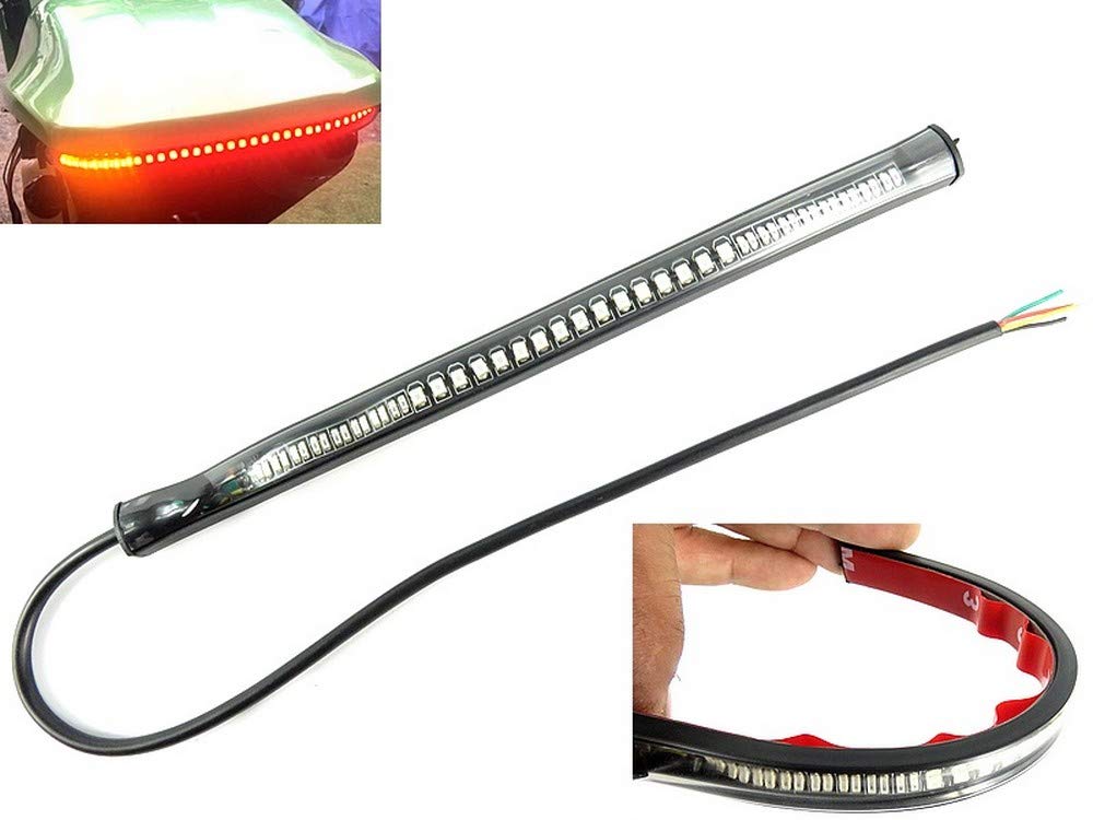 Amazon | バイク LED テールランプ 薄型 ラバーチューブ フレキシブル  