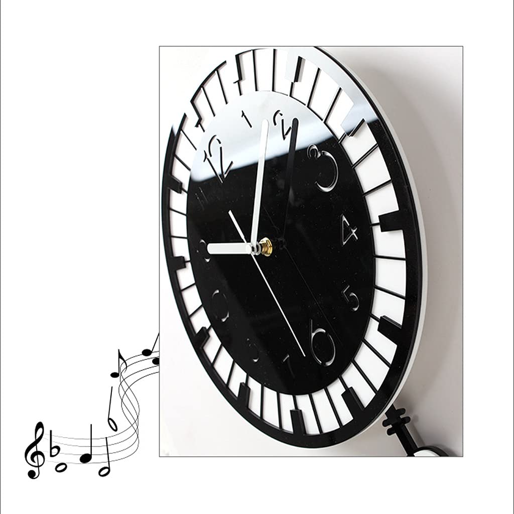Péndulo Reloj de Pared Digital Manecillas Dormitorio Sala de Estar Reloj de Pared Cocina Baño Relojes
