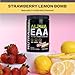 NutraBio Alpha EAA - All-Day Amino Acids for Muscle Growth and Hydration - Essential Amino Acids with Nootropics & Adaptogens- Full Spectrum EAA BCAA Powder - 30 Servings - Strawberry Lemon