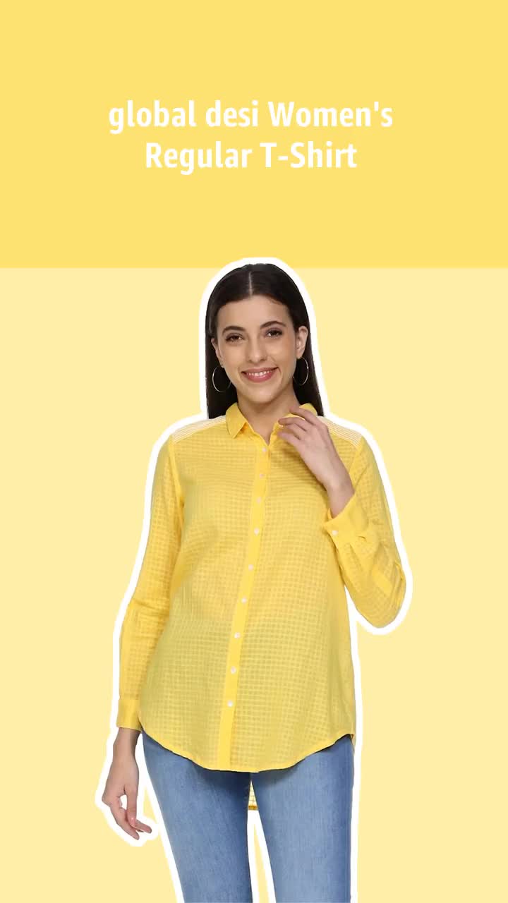 global desi yellow top
