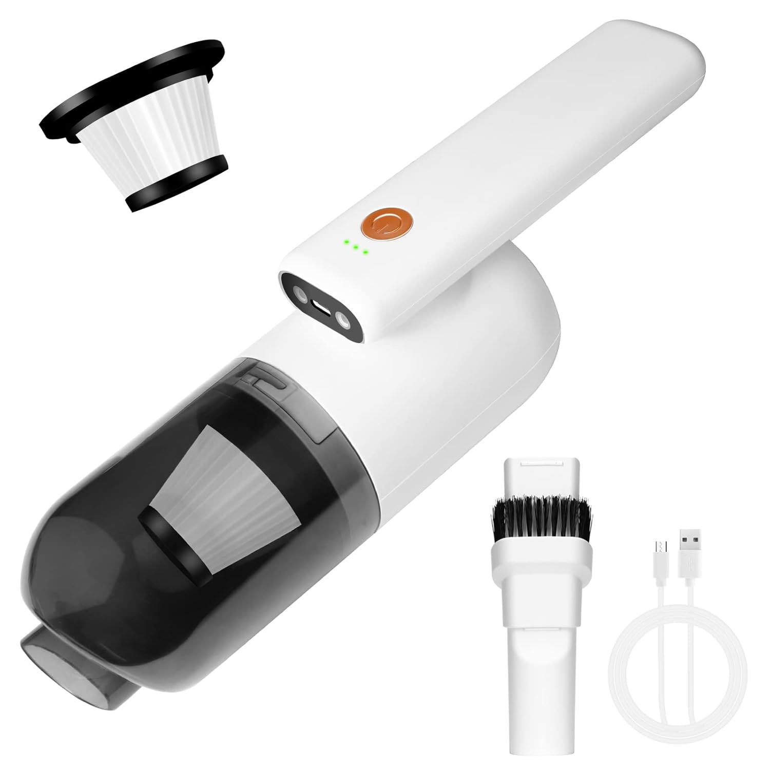 Handheld Vacuum Cordless, Car Vacuum Cleaner Cordless Rechargeable