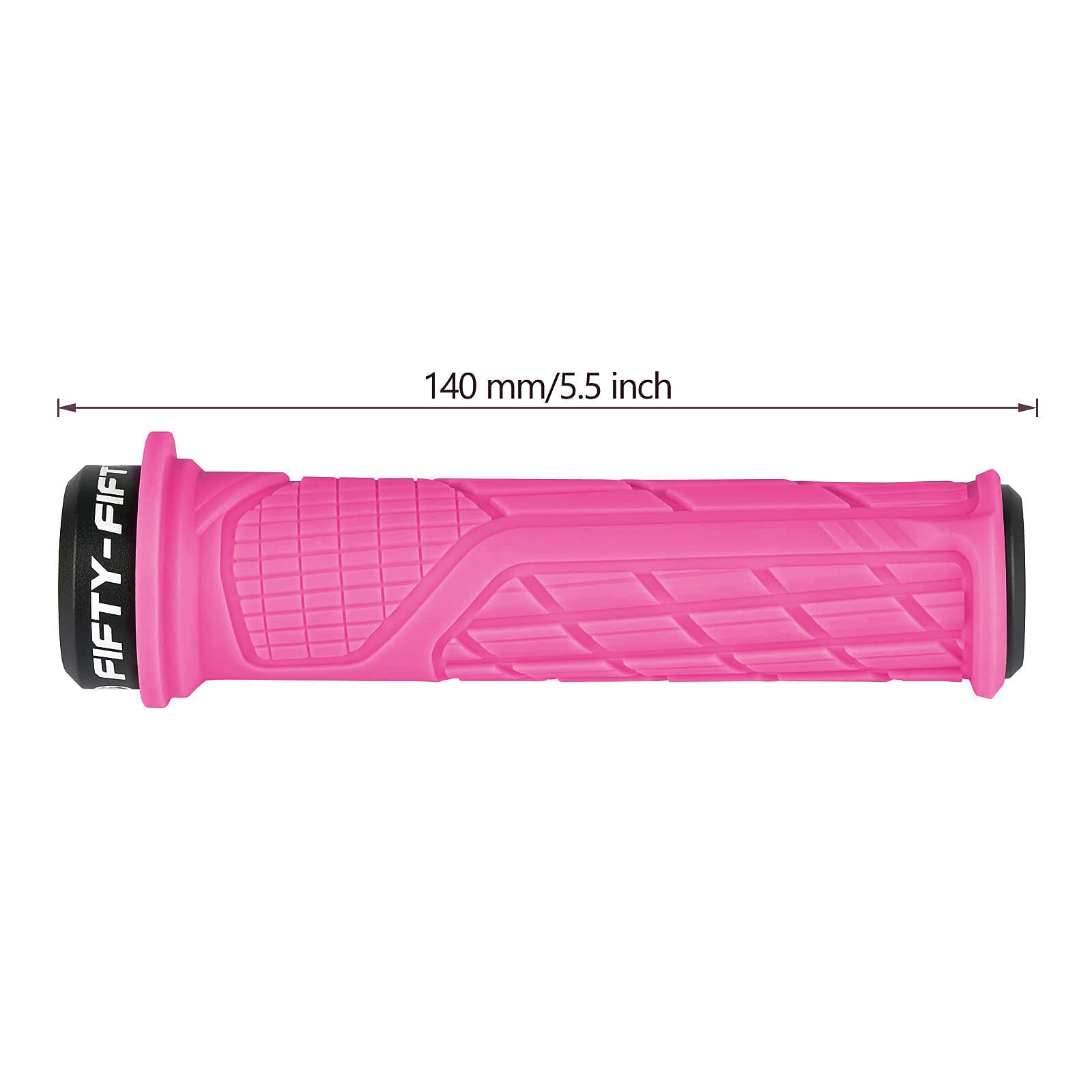 FIFTY-FIFTY Mountain Bike Handlebar Grips, Single Lock-on MTB Grips, Comfortable and Lock On, Non-Slip Bicycle Handle - Image 4
