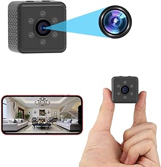 Hidden Cameras HUOMU Mini HD Wireless WiFi Camera Remote View Video Recorder Tiny Home Security Camera