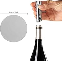 Vista 2 de 100pcs Silver Wine Pourer Drop Stopping Pour Disk Spout