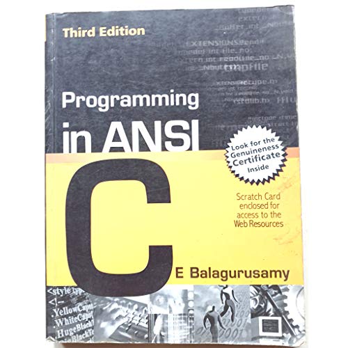 Ansi C 0070534772 Book Cover