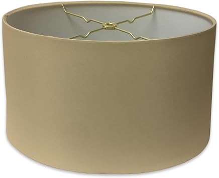 Royal Designs, Inc. Shallow Oval Hardback Lamp Shade, HB-611-10AGL, Antique Gold, (8.5 x5.5) x (10 x 6.5) x 5.5