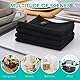 VIVOTE Mikrofasertücher Barista Tuch Schwarz Waffeltuch Spüllappen Waschbar Spültuch für Küche Dicke Haushalts Putzlappen Fusselfrei 30 cm X 30 cm 4 Stück