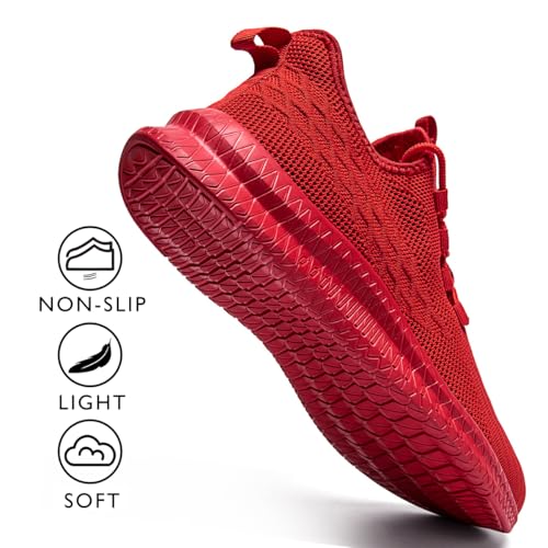 Image of Mens Running Tennis Casual Walking Shoes Fashion Athletic Gym Sports Sneakers for Men Breathable Lightweight Comfortable Shoes