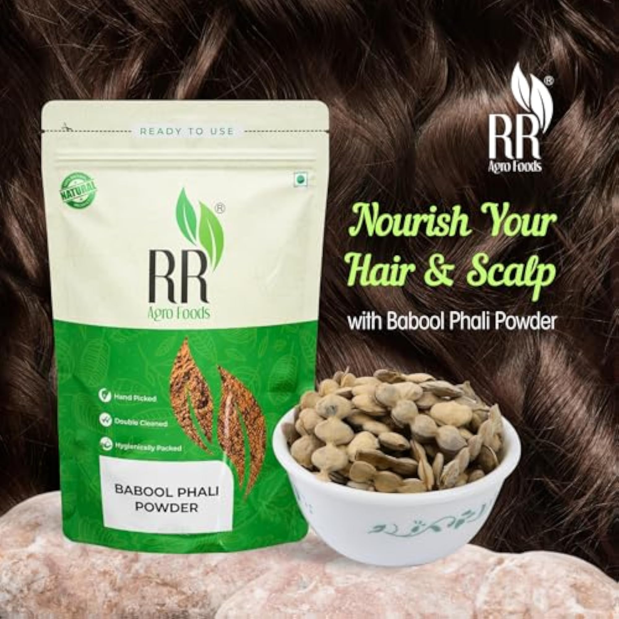 RR AGRO FOODS Babool Phali Powder - 400 GM