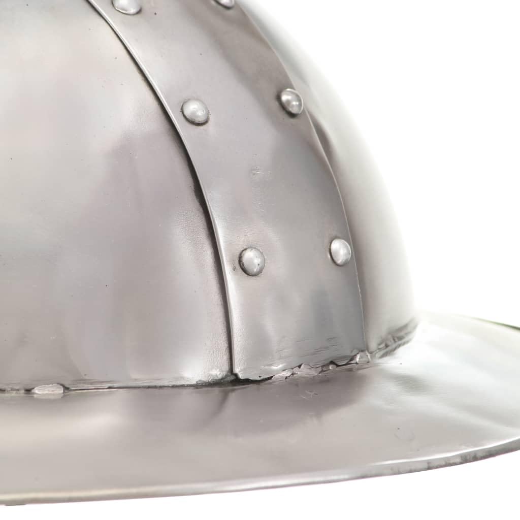 Genérico Réplica de Casco de Caballero Medieval Antiguo Larp Acero plata-286213