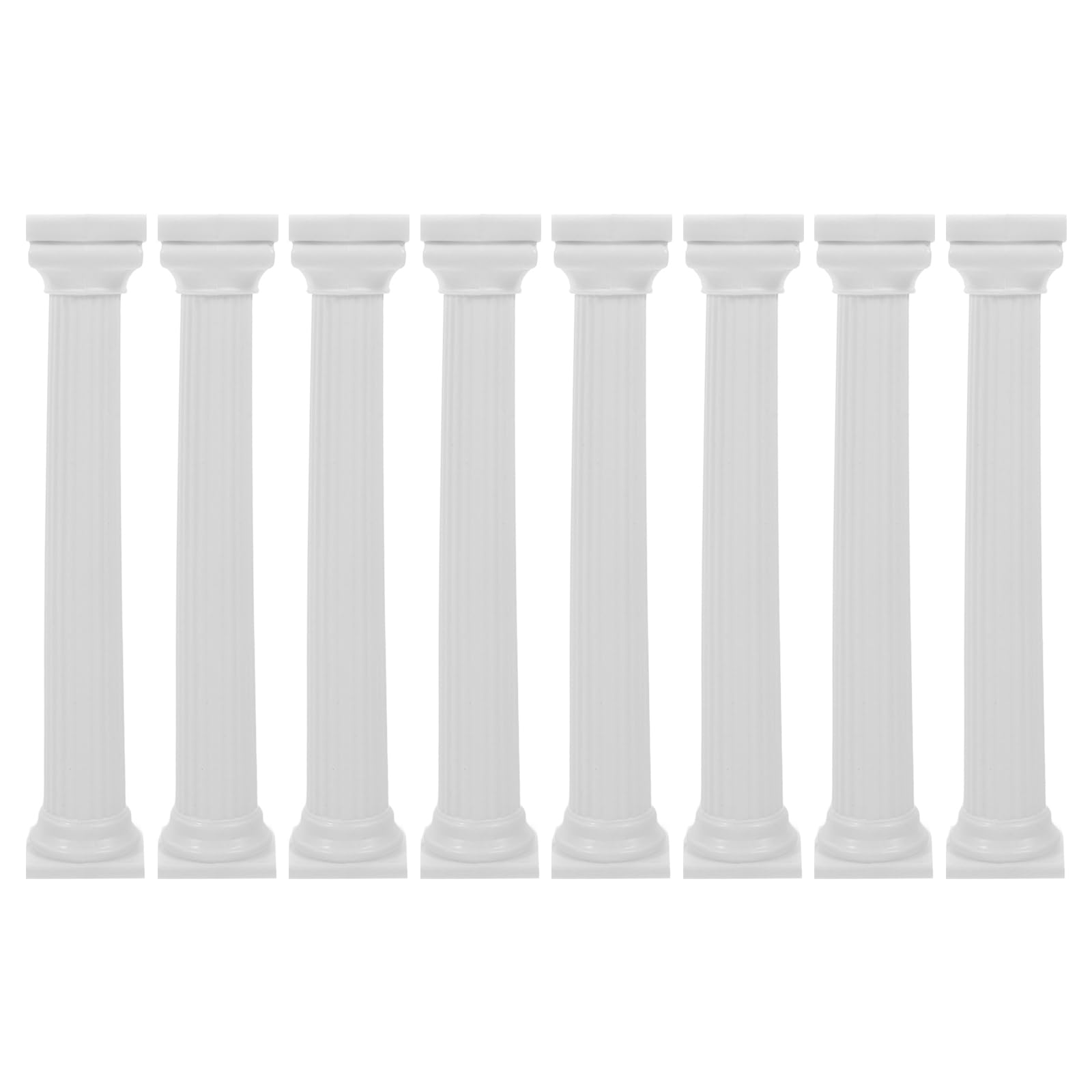 Supports à gâteaux colonne romaine Kichvoe avec piliers robustes de 17 cm