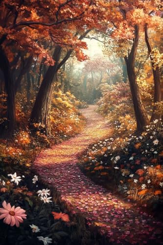 5D diamond painting adulte kit paysage forêt forêt 60x80