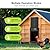 Automatic Chicken Coop Door,Chicken Coop Door with LCD Display,Multi-Modes for Chicken Door,Run Chicken Automatic Door with Anti-Pinch Feature,Solar Chicken Coop with Timer & Light Sensor