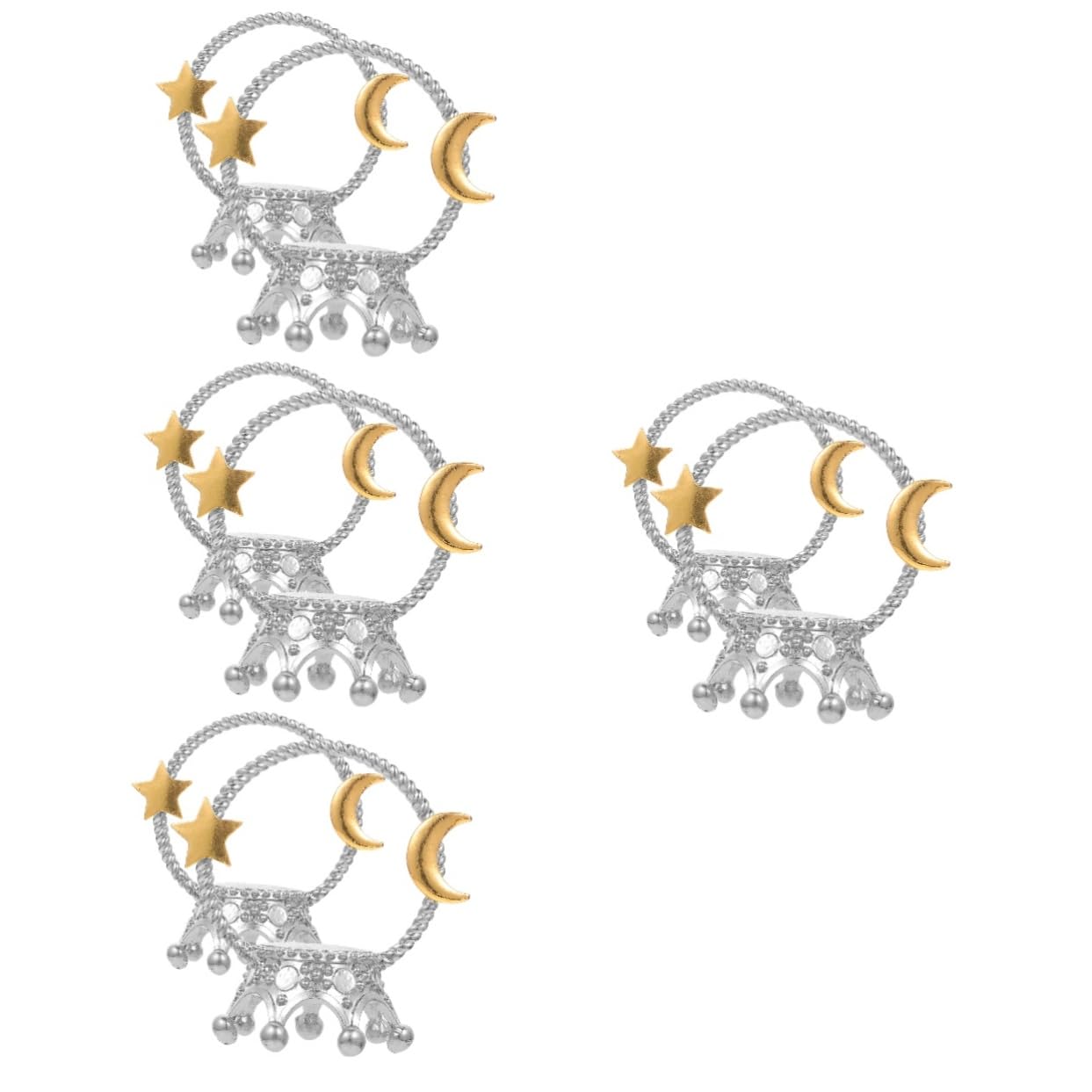 Yardwe 8 Pcs Crown Tee Vintage Globe Glass Holder Clear Display Stand Decorative Crystal Pedestals Jade Ball Base Crystal Ball Stand Alloy Silver Desktop Display Stand Alloy Display Rack