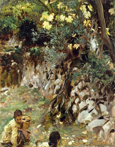 Pintura mural vintage en lienzo de John Singer Sargent, alta calidad artística de 60x90cm