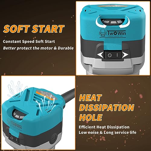 TWOWIN 1.25 HP Palm Router Tool