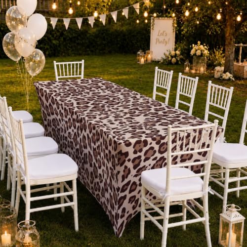 Nappe léopard extensible infroissable pour en finir avec les plis de table - 4