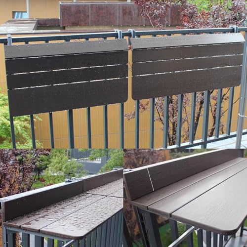 Table de balcon pliable sans perçage pour aménager les petits espaces - 5