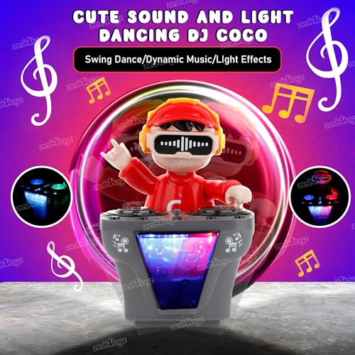 Image of Zest 4 Toyz Musical Toy for Kids Dancing Toy with Lights and Sound Toys Interactive Robot Boy with Swinging Dancing DJ Action Battery Operated Fun Toys for Boys and Girls (Multicolor)