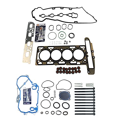 Image of Partsflow Full Gasket Set Head Bolts For 2010 Buick Allure For 2010-2013 Buick Lacrosse For 2011-2013 Buick Regal For 2012-2013 Buick Verano For 2012-2013 Chevrolet Captiva Sport 2.4L T598315