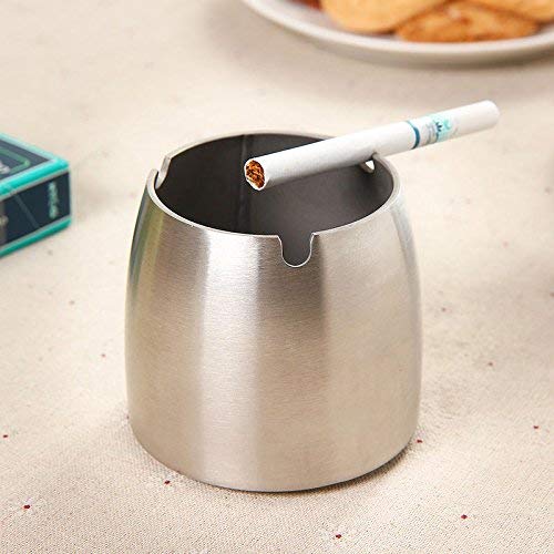 Preisvergleich Produktbild Kewei Aschenbecher, Auto Aschenbecher Edelstahl Aschenbecher Büro Zuhause