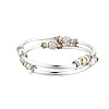 NINE-WEST-Womens-Tri-Tone-Bangle-Bracelet Nine West Women's Tri Tone Bangle Bracelet