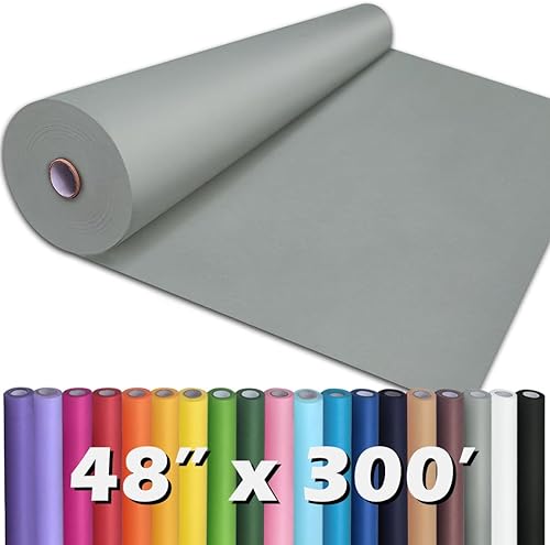 Vista 131 de PerkHomy - Rollo de papel kraft marrón de 17.5 x 1.200 pulgadas (100 pies) para envoltura de regalos, tablón de anuncios, manualidades, ramo